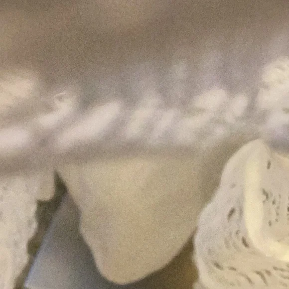 Studio West White lace Midi Skirt |1X| - Picture 5 of 10